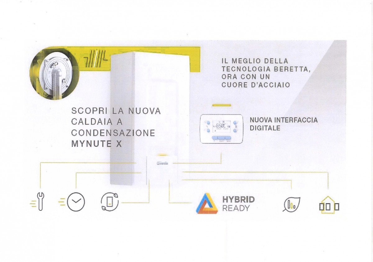 BERETTA PRESENTA MYNUTE X, LA NUOVA GAMMA DI CALDAIE A CONDENSAZIONE CON TANTE CARATTERISTICHE INNOVATIVE E VANTAGGIOSE BERETTA PRESENTA MYNUTE X, LA NUOVA GAMMA DI CALDAIE A CONDENSAZIONE CON TANTE CARATTERISTICHE INNOVATIVE E VANTAGGIOSE